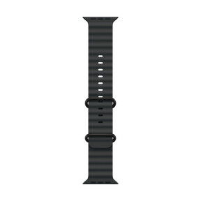 Apple Watch 49mm Ocean-Armband, schwarz - Gehäusefarbe schwarz