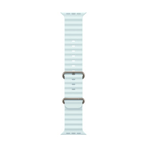 Apple Watch 49mm Ocean-Armband, kristallblau - Gehäusefarbe natur