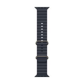 Apple Watch 49mm Ocean-Armband, blau - Gehäusefarbe natur