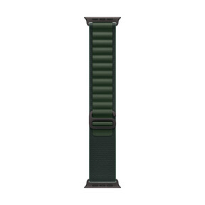 Apple Watch 49mm Alpin-Loop, dunkelgrün - small - Gehäusefarbe natur