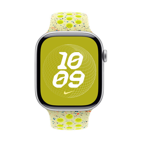 Apple Watch 46mm Nike Sportarmband, volt splash - S/M