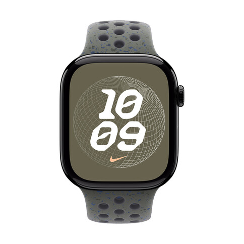 Apple Watch 46mm Nike Sportarmband, cargo khaki - M/L