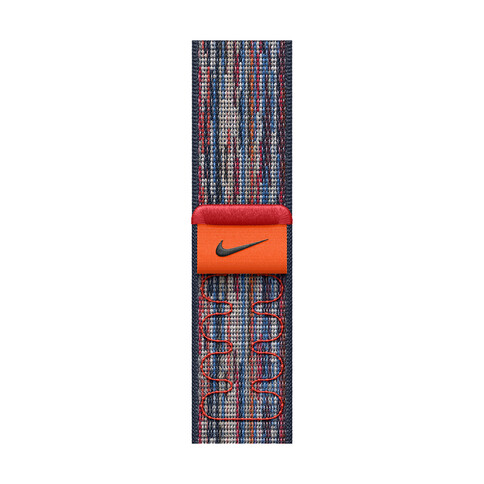 Apple Watch 42mm Nike Sport Loop, blau/rot