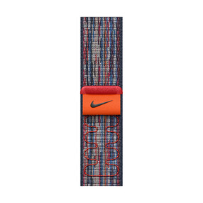 Apple Watch 40mm Nike Sport Loop, blau/rot