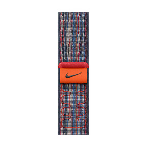 Apple Watch 40mm Nike Sport Loop, blau/rot