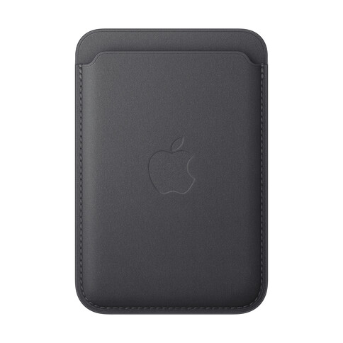 Apple iPhone Feingewebe Wallet mit MagSafe, schwarz