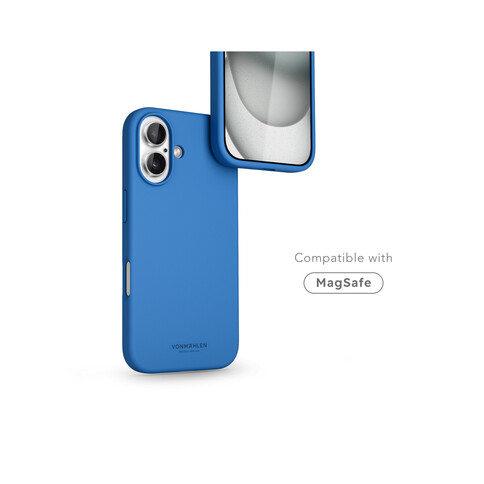 Vonmählen Silikon-Case für iPhone 16, blau