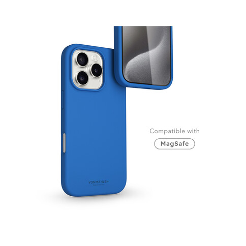 Vonmählen Silikon-Case für iPhone 16 Pro, blau