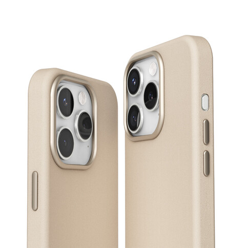 Vonmählen Kunstleder-Case für iPhone 16 Pro, beige