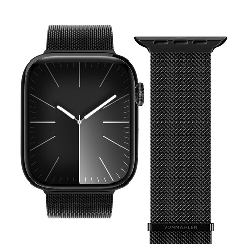 Vonmählen Milanese-Armband 2 für Apple Watch 38/40/41 mm, schwarz