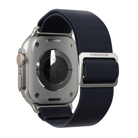 Vonmählen Classic Nylon-Armband für Apple Watch 38/40/41 mm, dunkelblau