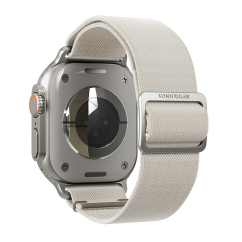 Vonmählen Classic Nylon-Armband für Apple Watch 38/40/41 mm, beige