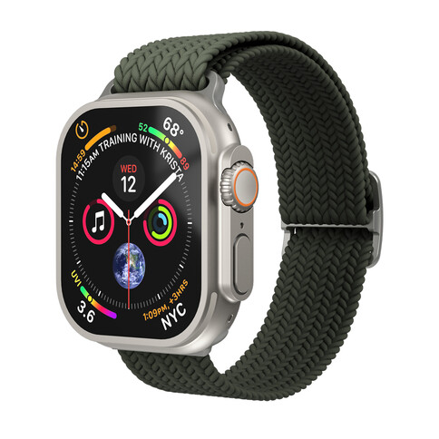 Vonmählen Woven-Armband für Apple Watch 38/40/41 mm, olivgrün