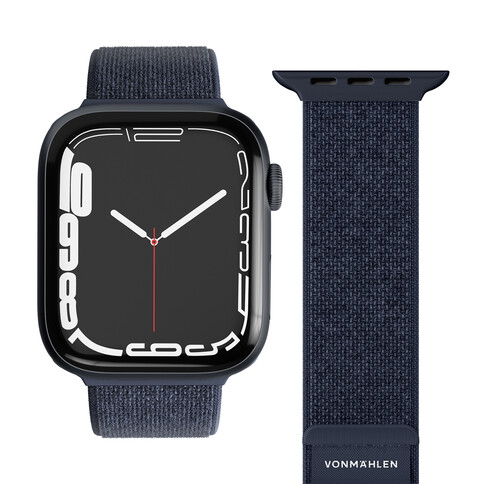 Vonmählen Sport-Armband 2 für Apple Watch 42/44/45/49 mm, dunkelblau