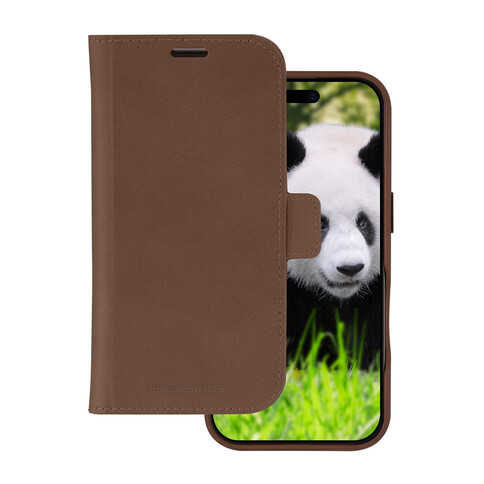 dbramante Lynge 2in1 Leder-Case mit MagSafe für iPhone 16 Pro, braun