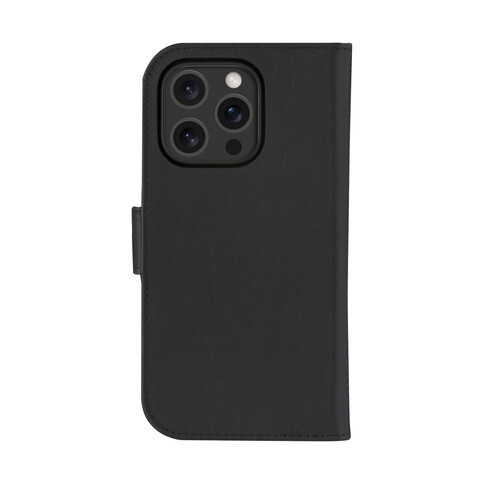 dbramante Lynge 2in1 Leder-Case mit MagSafe für iPhone 16 Pro, schwarz