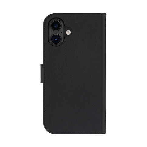 dbramante Lynge 2in1 Leder-Case mit MagSafe für iPhone 16 Plus, schwarz