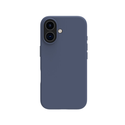 dbramante Monaco Silikoncase mit MagSafe für iPhone 16, blau