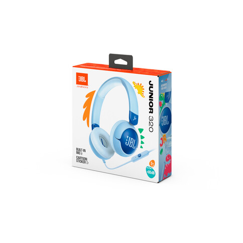 JBL JR320, On-Ear Kopfhörer für Kinder &lt;85dB, blau