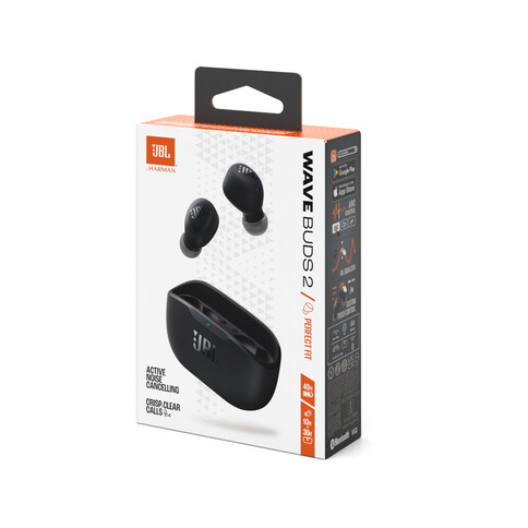 JBL Wave Buds 2, schwarz