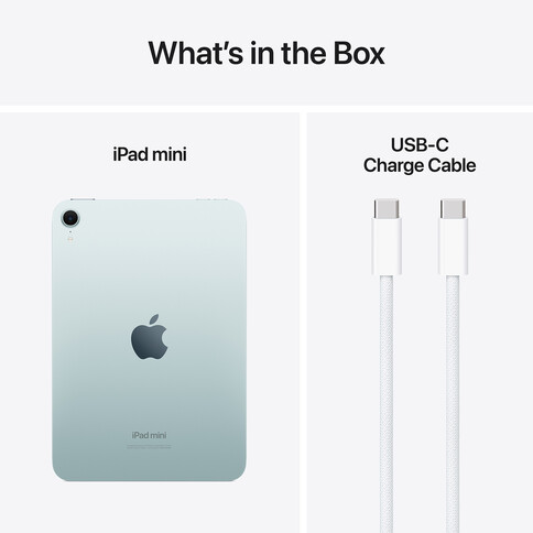 iPad mini Wi-Fi, 512GB, blau, 8,3&quot; (7. Gen.)