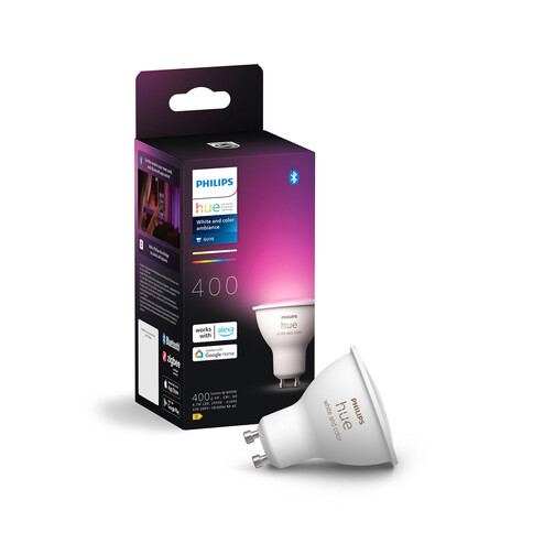 Philips Hue White &amp; Color Ambiance GU10 Einzelpack 1x350lm Bluetooth