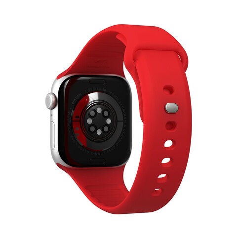 Vonmählen Classic 2 Silikonarmband für Apple Watch (38 / 40 / 41 mm), rot