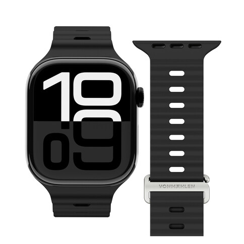 Vonmählen Wave-Armband 2 für Apple Watch 38/40/41 mm, schwarz