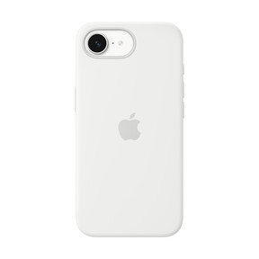 Apple iPhone 16e Silikon Case, weiss