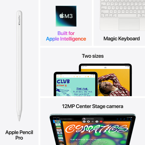 Apple iPad Air 13&quot; Wi-Fi + Cellular, 1TB, violett