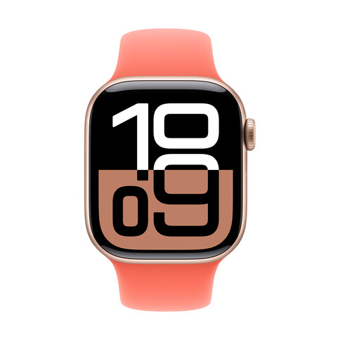 Apple Watch 42mm Sportarmband, mandarine - S/M