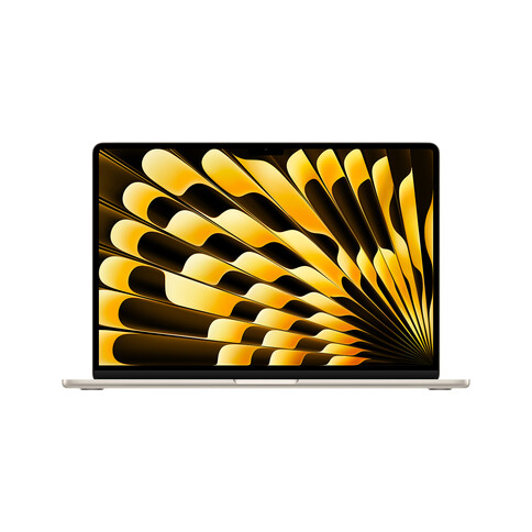 MacBook Air 15&quot; mit M4 Chip, 10-Core CPU und 10-Core GPU, 24GB, 512GB SSD, polarstern