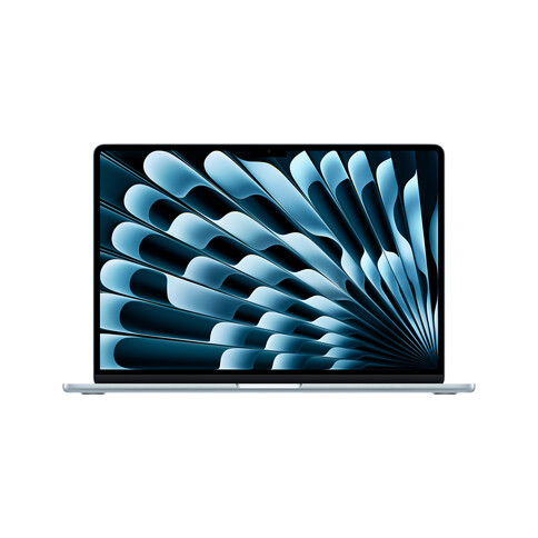 MacBook Air 15&quot; mit M4 Chip, 10-Core CPU und 10-Core GPU, 16GB, 512GB SSD, himmelblau