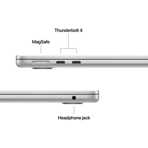 MacBook Air 13&quot; mit M4 Chip, 10-Core CPU und 10-Core GPU, 16GB, 512GB SSD, silber