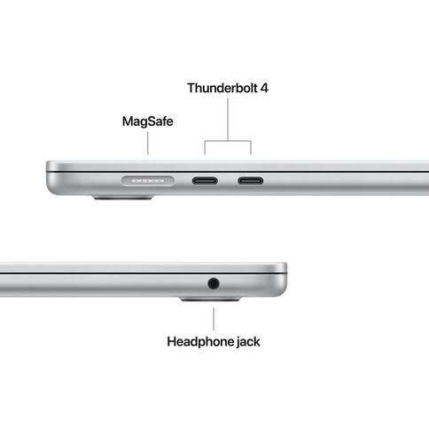 MacBook Air 15&quot; mit M4 Chip, 10-Core CPU und 10-Core GPU, 16GB, 256GB SSD, silber