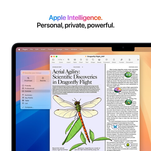 MacBook Air 15&quot; mit M4 Chip, 10-Core CPU und 10-Core GPU, 16GB, 256GB SSD, mitternacht