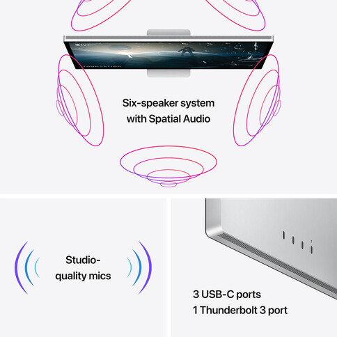 Apple Studio Display - Standardglas - neigungsverstellbarer Standfuß