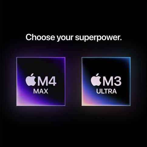 Mac Studio M4 Max Chip mit 14-Core CPU, 32-Core GPU, 36GB, 512GB SSD