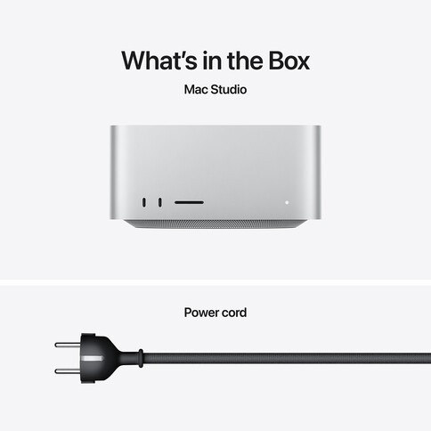 Mac Studio M4 Max Chip mit 14-Core CPU, 32-Core GPU, 36GB, 512GB SSD