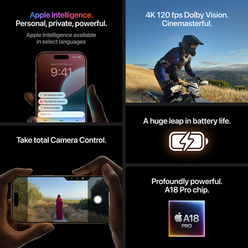 iPhone 16 Pro, 128GB, Titan wüstensand