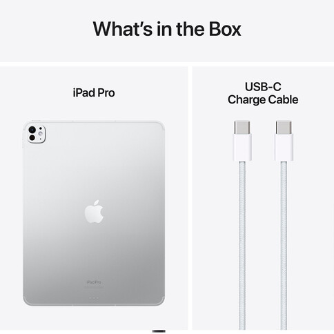 Apple iPad Pro 13&quot; Wi-Fi + Cellular mit Nanotexturglas, 2TB, silber