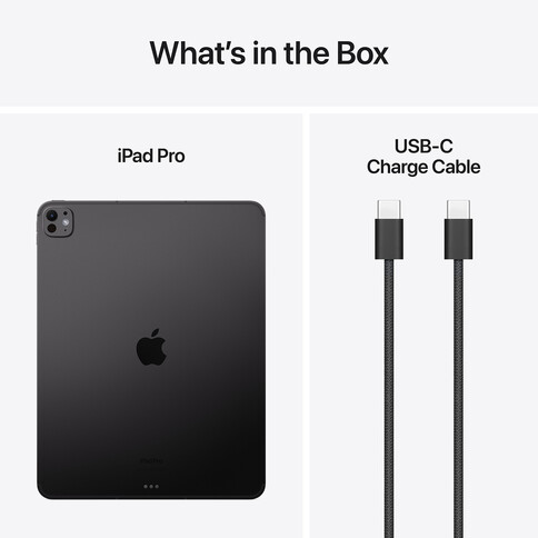 Apple iPad Pro 13&quot; Wi-Fi mit Standardglas, 256GB, space schwarz