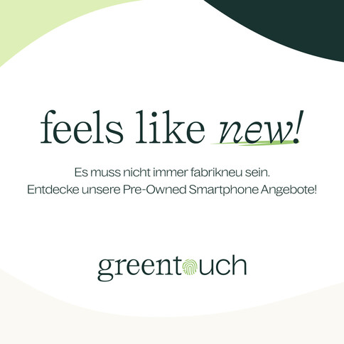 Greentouch C | iPhone 16, 128GB, schwarz