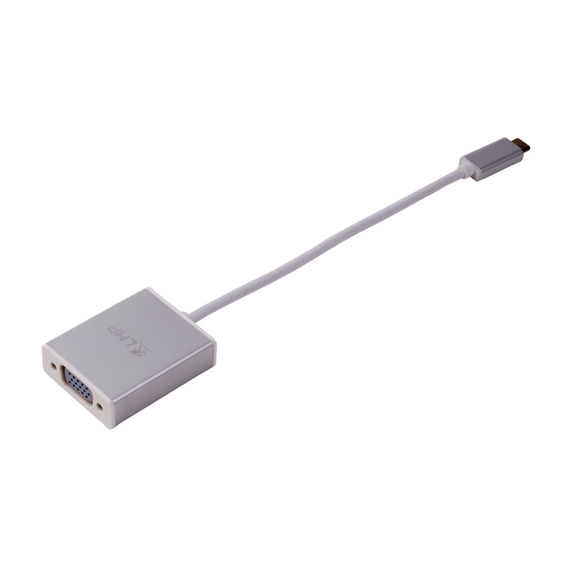 <h1>LMP USB-C zu VGA Adapter, silber</h1>