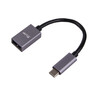 <h1>LMP USB-C (m) zu USB A (w) Adapter 15cm, Aluminium Gehäuse, schwarz</h1>