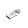 <h1>LMP USB-C (m) zu USB-C (w) Sicherheitsadapter für USB-C Ladekabel bis 100W, silber</h1>